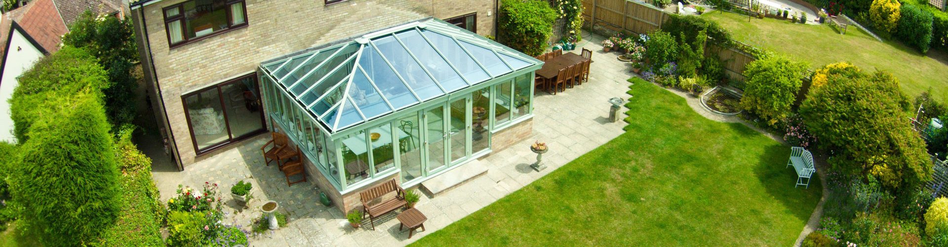 Ultraframe Designer Glass Conservatory Roof Stevenage