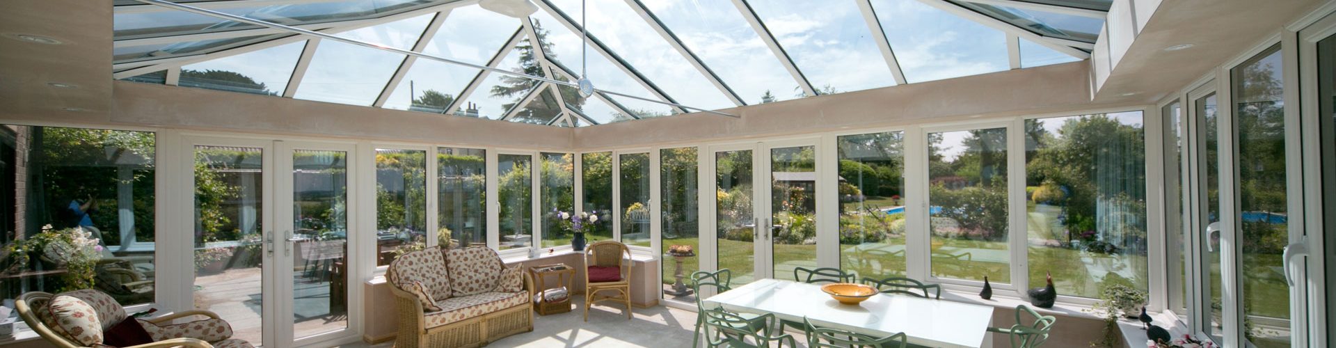 Ultraframe Designer Glass Conservatory Roof Stevenage