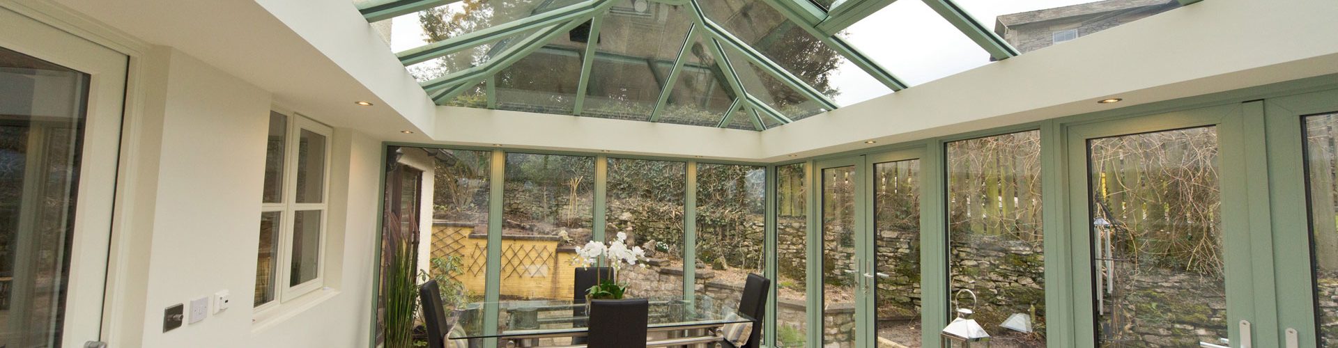 Ultraframe Designer Glass Conservatory Roof Stevenage