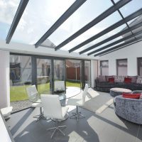 Ultraframe Designer Glass Conservatory Roof Stevenage
