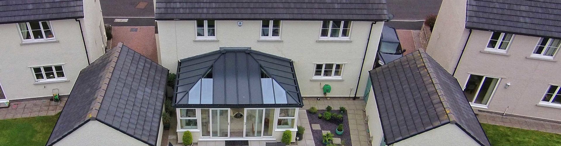 Patio Door Conservatory With Solid Roof, Stevenage