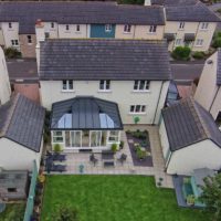 Patio Door Conservatory With Solid Roof, Stevenage