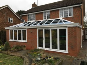 Brick Orangery with Bi-Fold Doors, Hertfordshire
