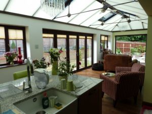 Conservatory Roof with Blinds, Hertfordshire
