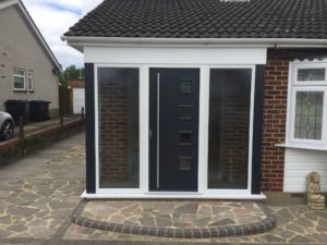 Composite Door in Porch, Ware
