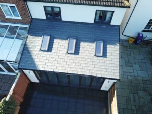 Tiled Roof with Roof Lights