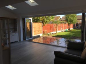Bi-Fold Doors Fully Opened, Baldock