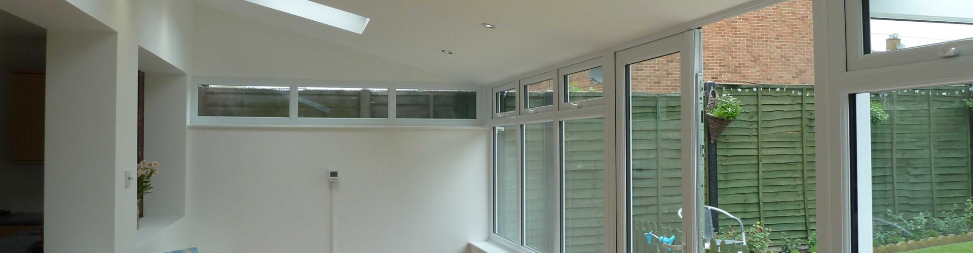 Inside of a tiled conservatory roof, Hertfordshire