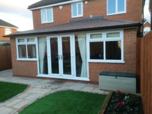 Double Glazed Orangery with Tiled Roof in Sandy