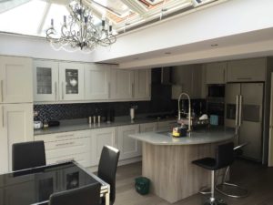 Inside of conservatory with Glass Roof