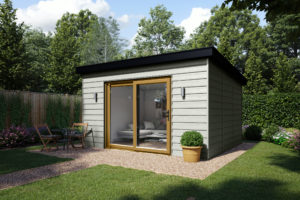 garden building extension in hitchin