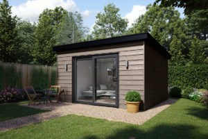 taupe garden building hitchin