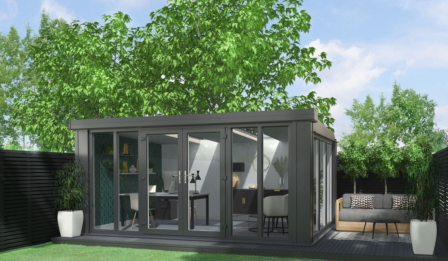 modern garden office stevenage