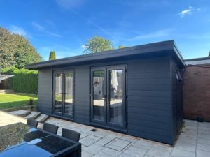 Garden Building in Anthracite Grey Cladding (1)